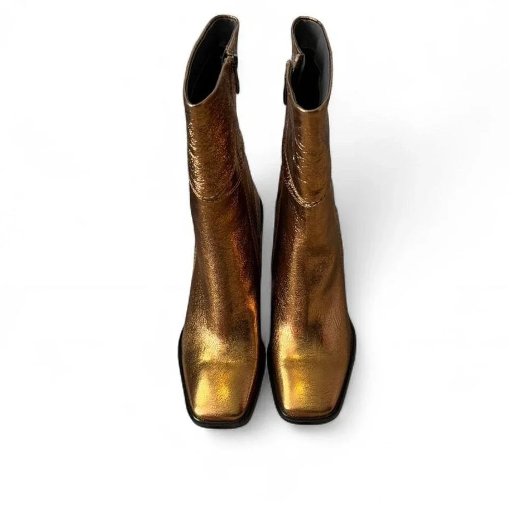 Franco Sarto Bronze Stevie Boots, Women's Size‎ 8.5